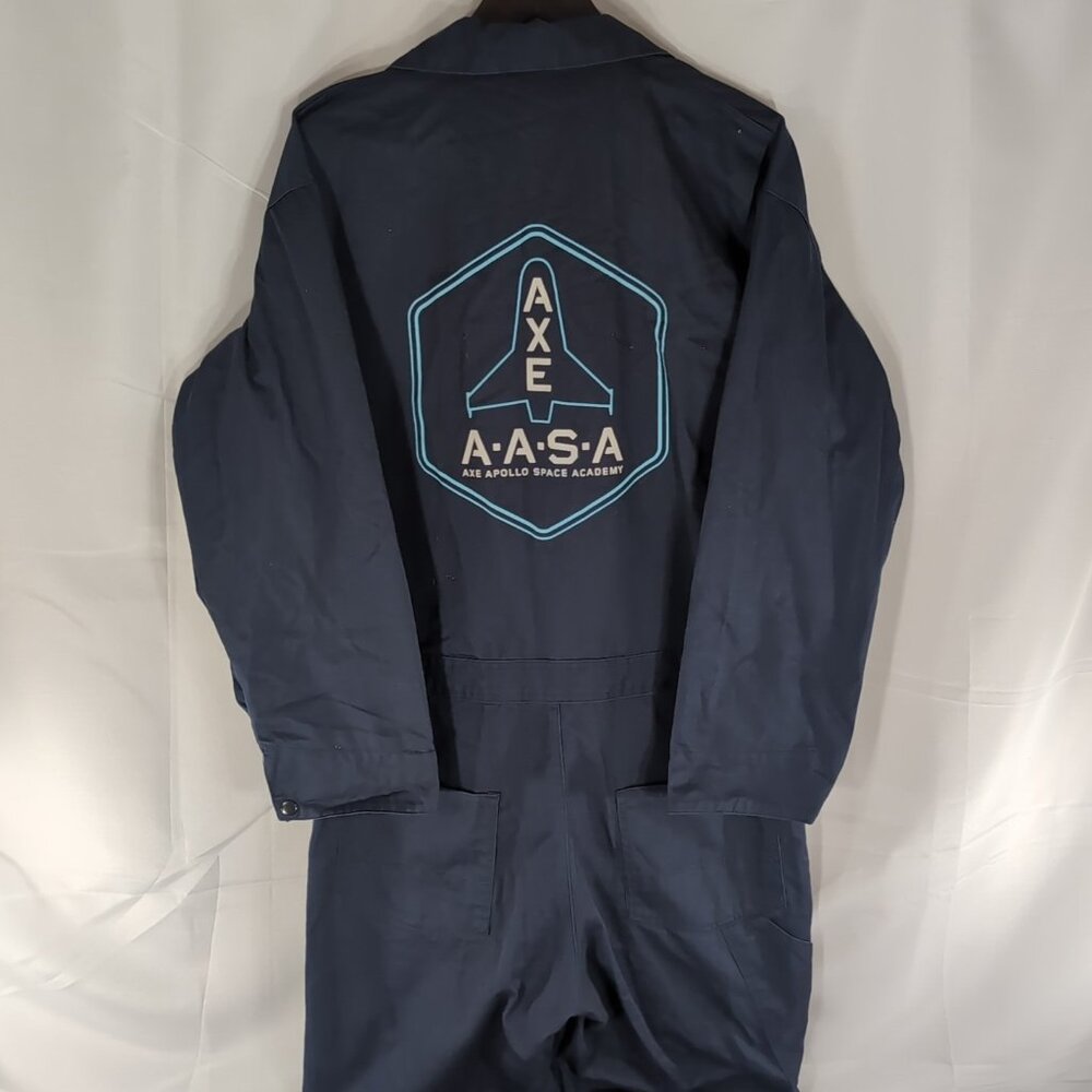 AXE Apollo Space Academy A.A.S.A. Bodyspray Jumpsuit Blue Aldrin Stalworth 42M